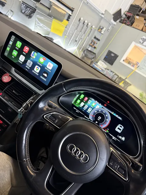 Digital dashboard at DH Styling