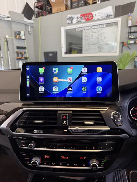 CarPlay display at DH Styling